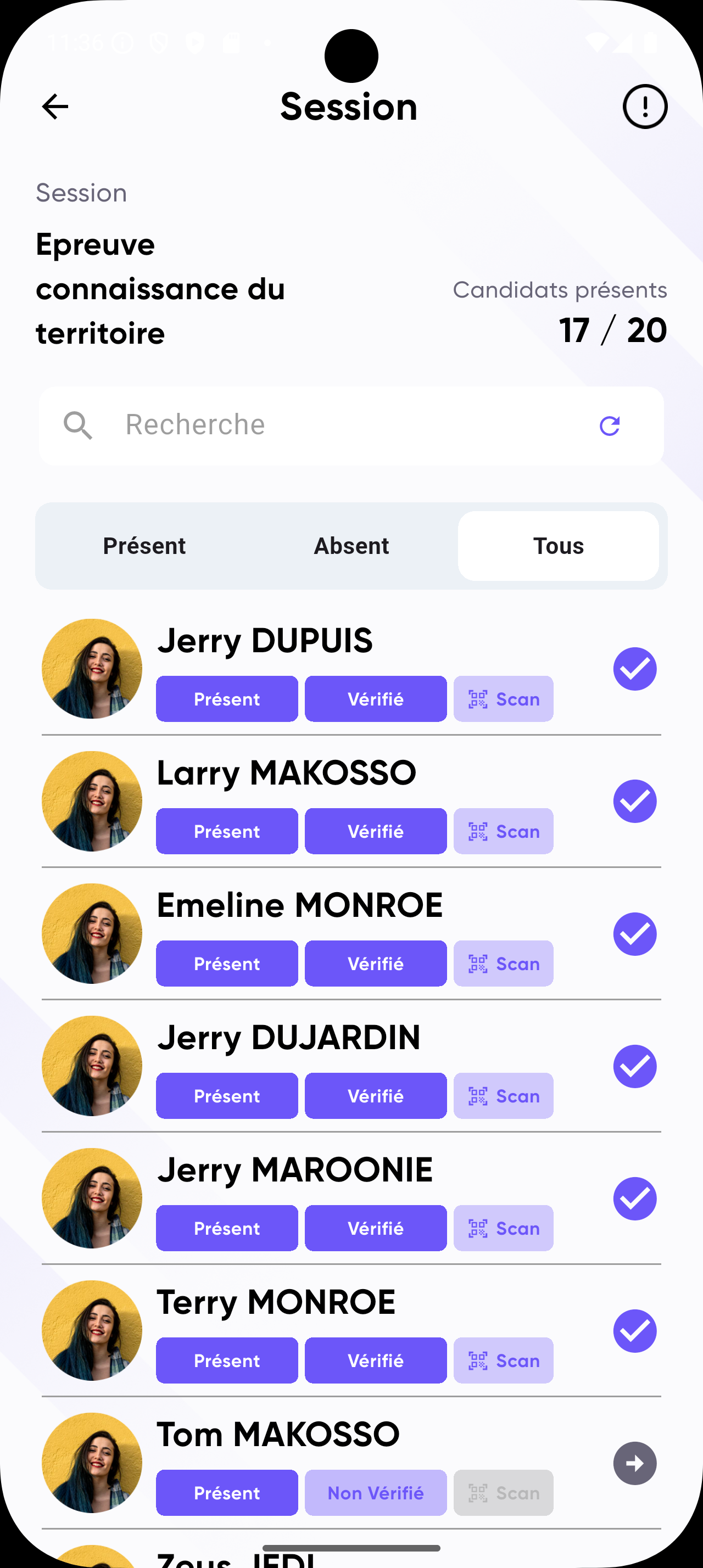 Émargement numérique